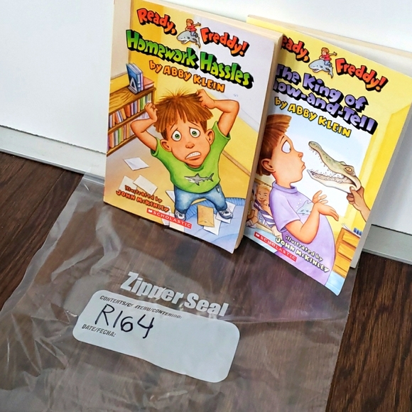 Ready Freddy 4 Books Scholastic Show & Tell, Homework Hassles Kids Reading - Picture 12 of 12